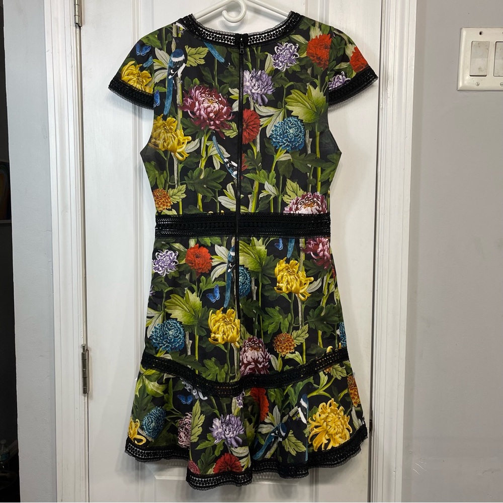 Alice + Olivia Rapunzel Fit and Flair Dress | Size 6 - Picture 3 of 8